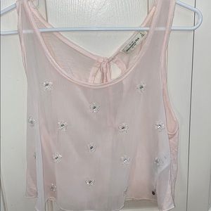 Soft embellished tank